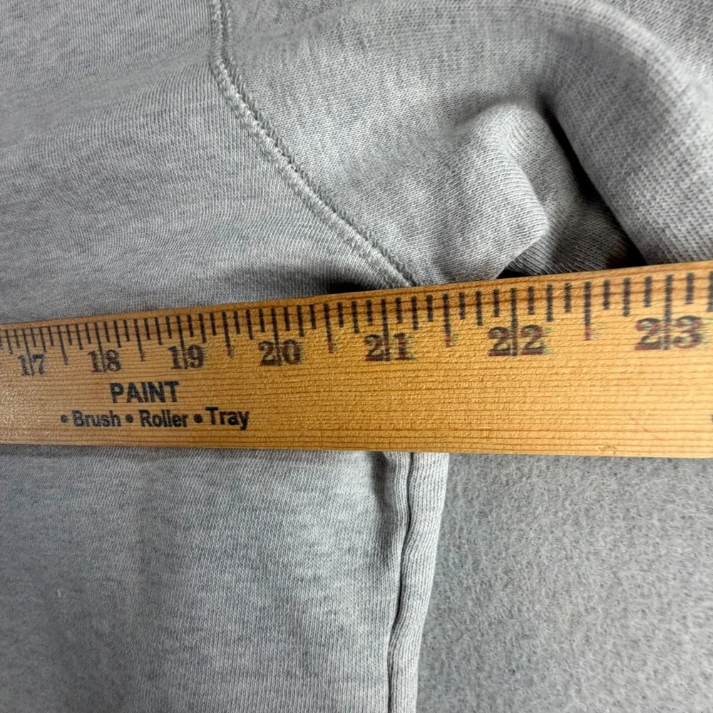 Polo Ralph Lauren Men's Gray Fleece V-Notch Crew Neck Sweatshirt Pony Pullover